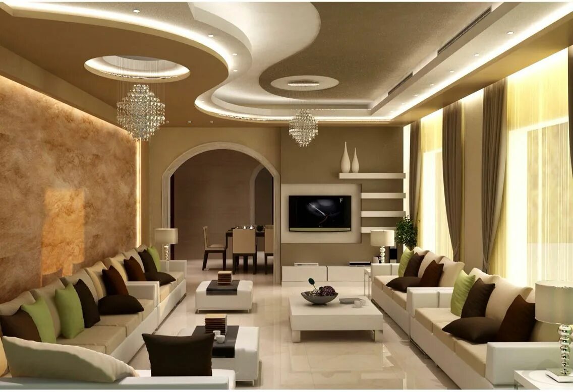 Pin on Mes Projets 3ds Max Ceiling design modern, Ceiling design living room, Ce