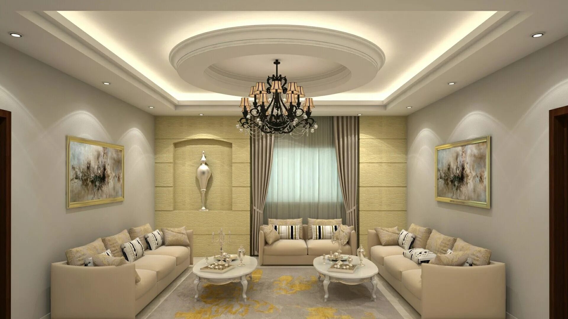 Потолки гипсокартон дизайн для зала фото Pin on Mes Projets 3ds Max Ceiling design modern, Ceiling design living room, Ce