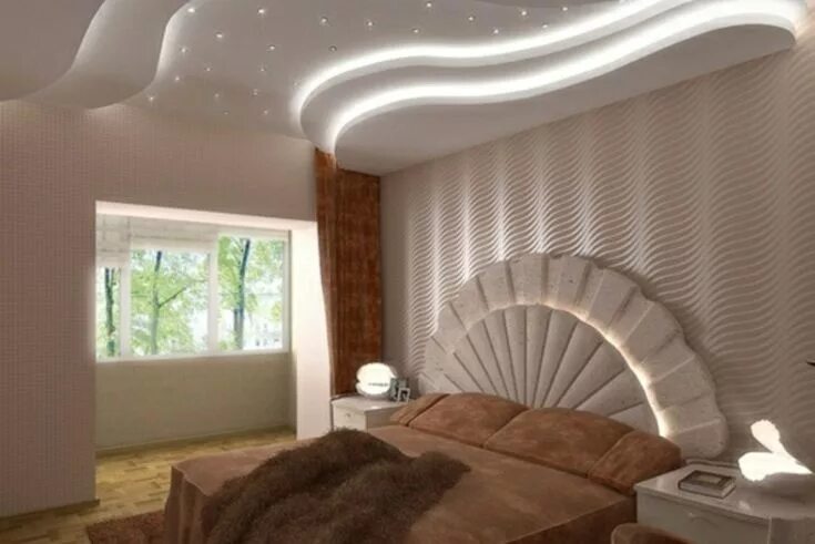 Потолки гипсокартон дизайн фото спальня Pin on Home Design Ceiling design bedroom, Bedroom false ceiling design, Beautif