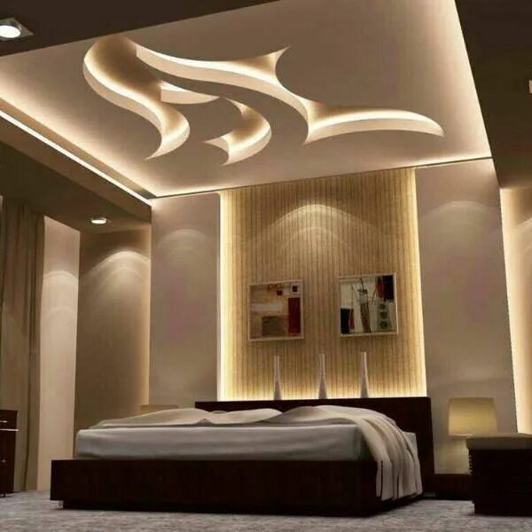 Потолки гипсокартон дизайн фото спальня ORIENT STYLE " Home Bedroom false ceiling design, Home room design, Bedroom ceil