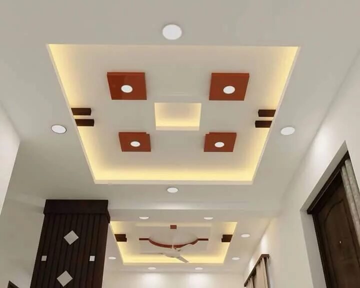 Потолки квадратами фото Pin by venkat parine on False Ceilings Ceiling design modern, Pop ceiling design