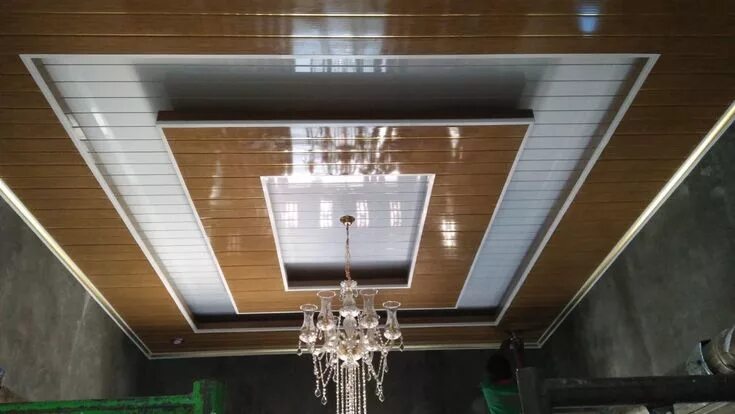 Потолки мдф фото CENTER PLAFON PVC SOLO: HARGA PLAFON PVC SOLO Pvc ceiling design, Ceiling design