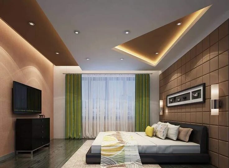 Потолки натяжные фото современном стиле Pin by Amit Gaur on interior home Ceiling design bedroom, Ceiling design modern,