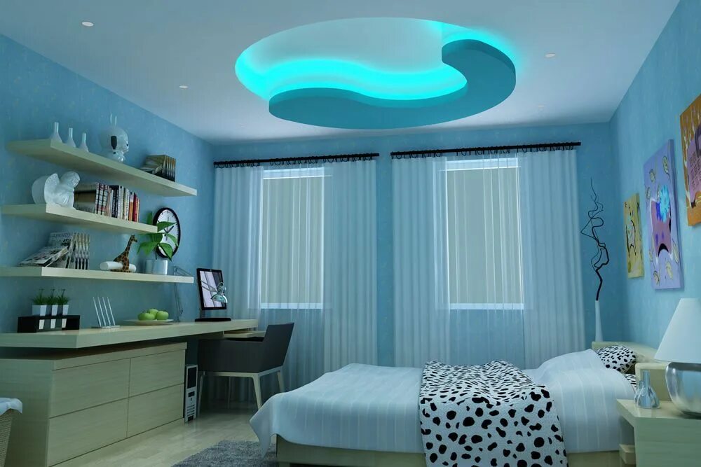 Потолки в комнате своими руками фото 7 Advantages of Gypsum Ceiling To Convince You to Opt for a Gypsum False Ceiling