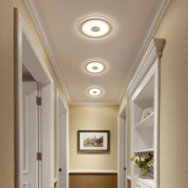 Потолки в прихожей фото Spotlights embedded ceiling led downlight living/corridor/aisle lights hole lamp