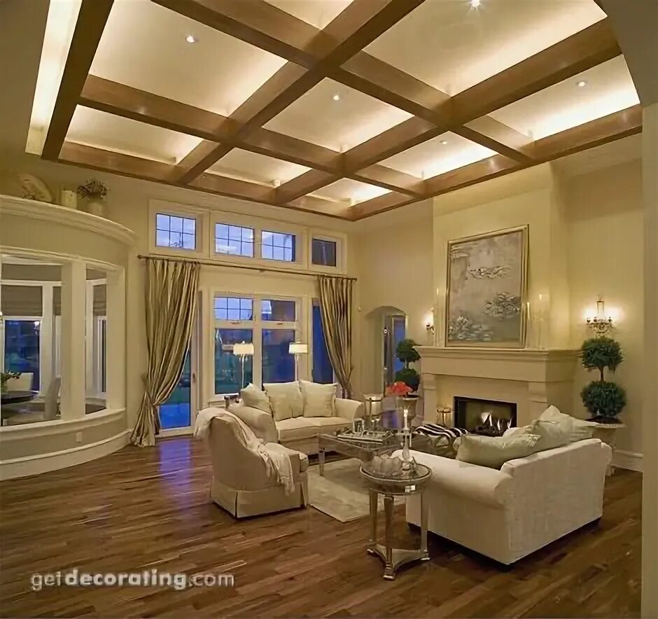 Потолки загородных домов фото Vacation home Home ceiling, Dream living rooms, Ceiling design