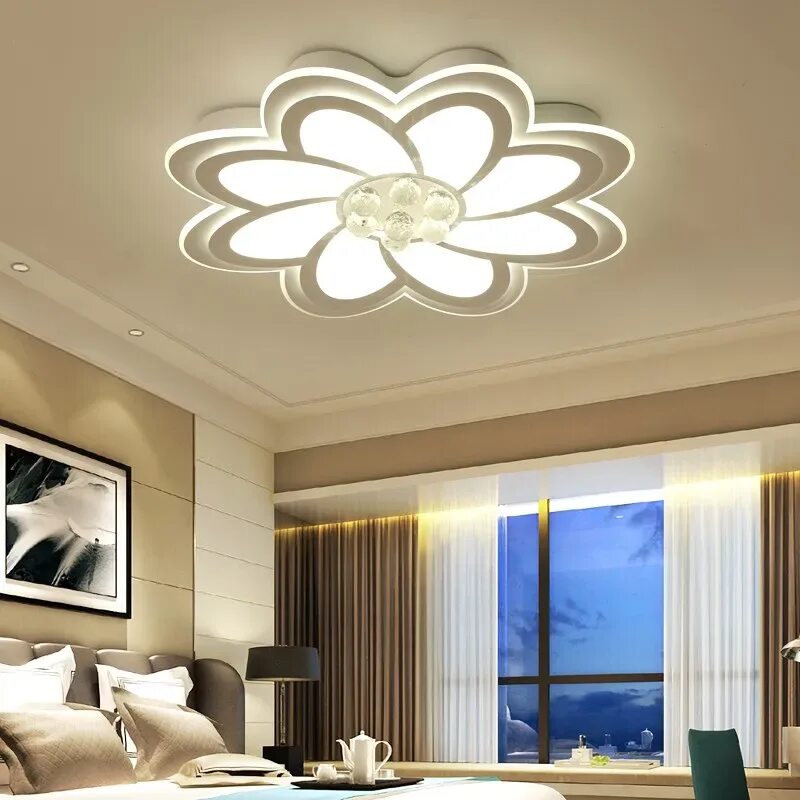 Потолочные дизайны фото Modern Led Chandeliers Ceiling Lustres For Hall Living room Bed room 110V 240V F