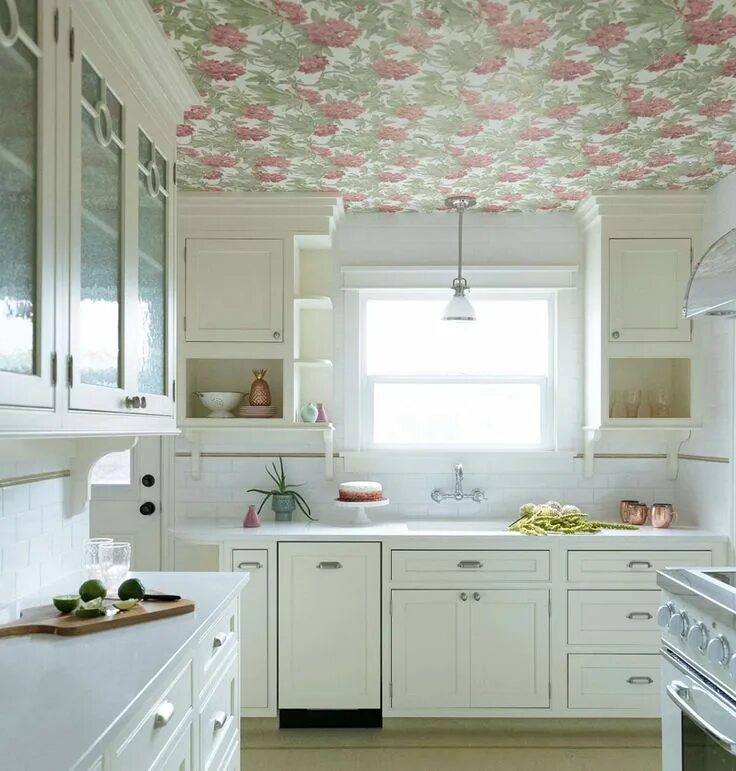 Потолочные обои на кухню фото Trend Alert (?) Is The Accent Ceiling The New Accent Wall? + 5 Easy (and Budget-