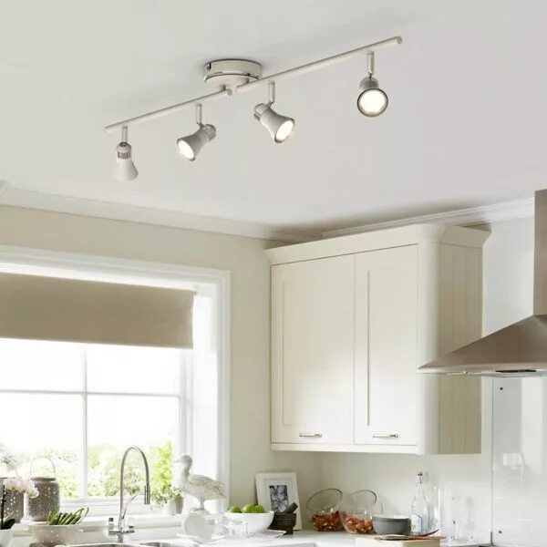 Потолочные споты в интерьере кухни Designer Overhead Kitchen Light Fixtures - redboth.com Kitchen ceiling lights, K