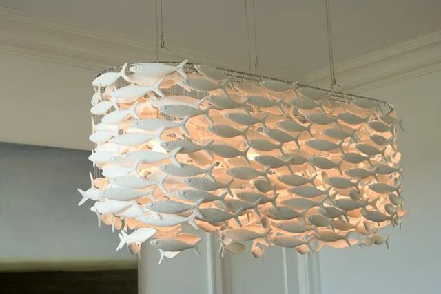 Потолочный светильник своими руками Holy mackerel, what a chandelier. This probably costs a fortune...but it looks l