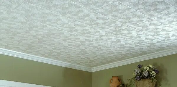 Потолок без швов плитка фото Lowe's Home Improvement Lowes home improvements, White drop ceiling, Home