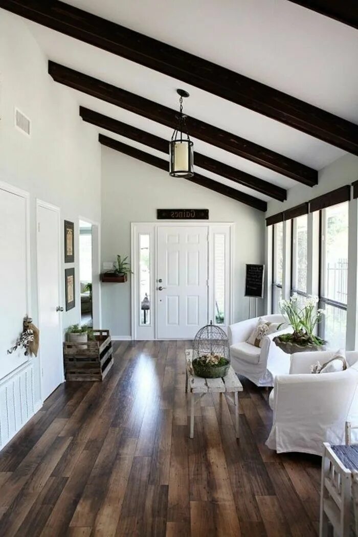 Good colours. Wood beam ceiling, Faux wood beams, Ceiling design