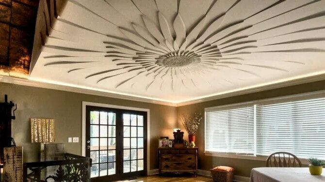 Потолок дешево и красиво фото Pin by Pat Dubreuil on this is great Ceiling trim, Drywall texture, Trim tex