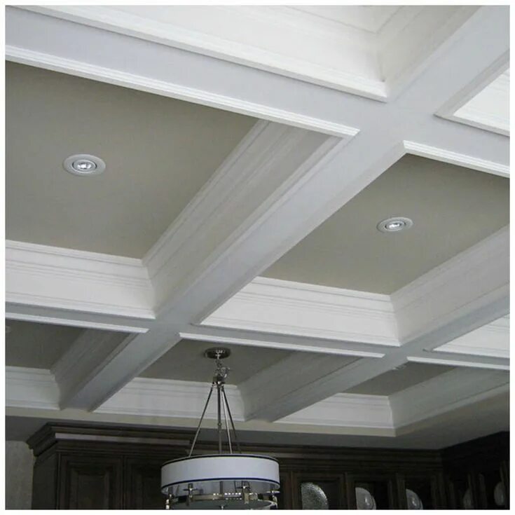 Потолок фото схема Budget Friendly Ceiling DIY Projects That Will Wow You Coffered ceiling, Ceiling