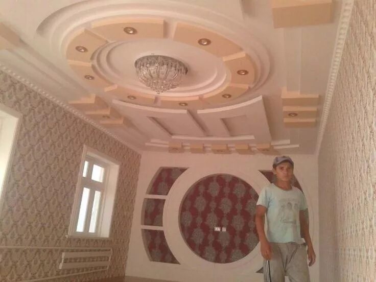 Потолок гипсокартон фото узбекистан Одноклассники False ceiling design, Pop false ceiling design, Ceiling design