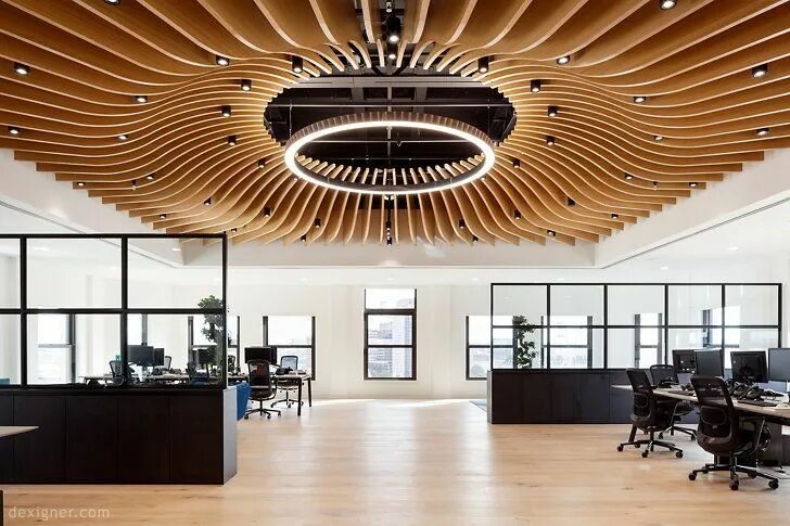 Потолок интересные идеи фото Dynamic Modern Work Spaces Ceiling design, Architecture ceiling, False ceiling