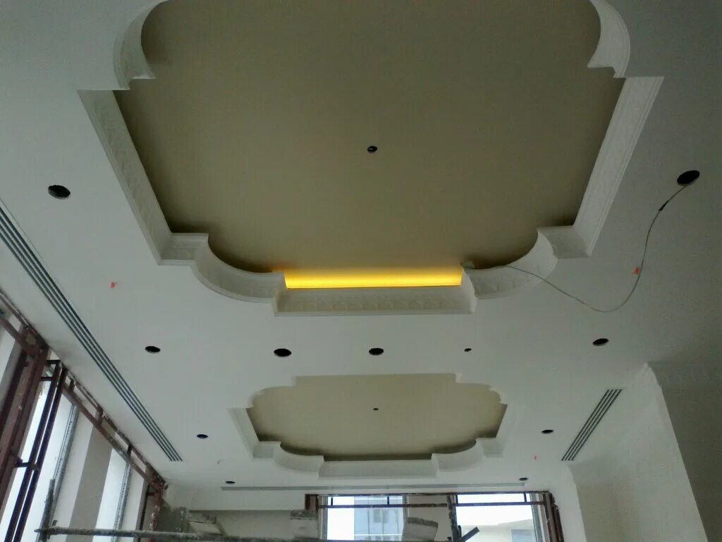 Потолок из гипсокартона фото Подвесные потолки по России, ceiling systems, Grozny, ulitsa Dovlitmirza Khochka