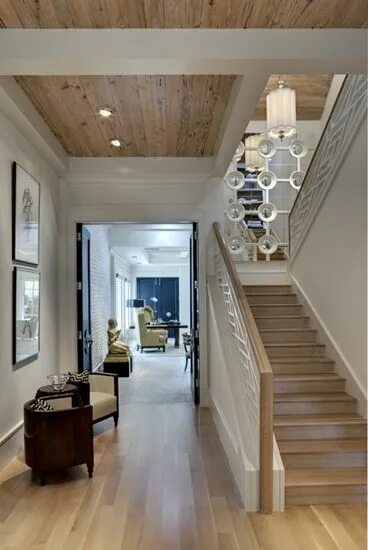 Потолок лестницы фото floors and ceilings House design, Reclaimed wood ceiling, Home