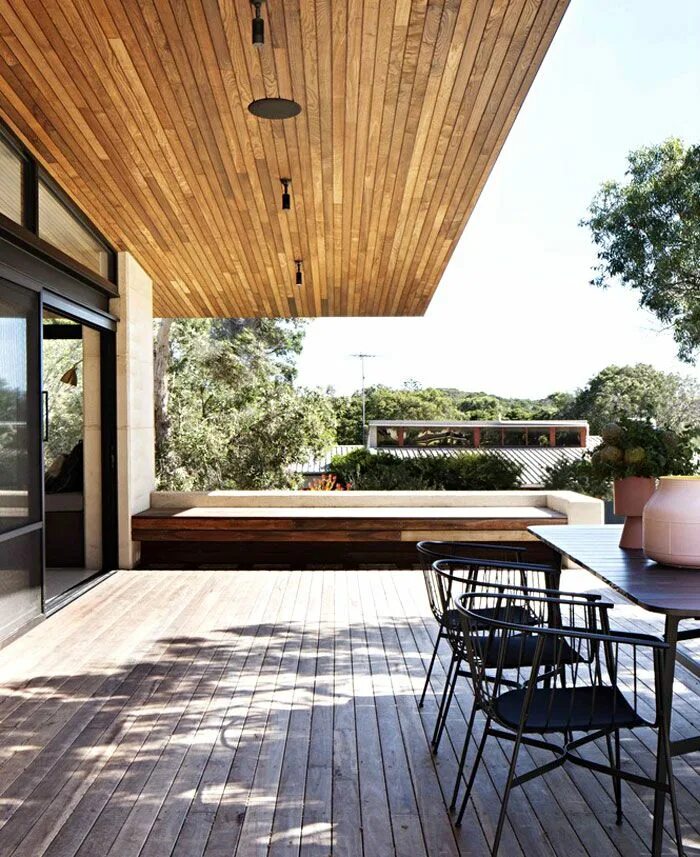 Calistoga Residence by Strening Architects HomeAdore Outdoor dining room, House 