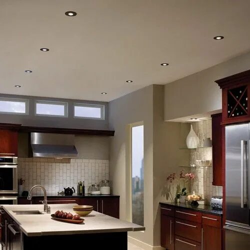 Потолок над кухней фото ELEMENT - 3 Inch LED Low Profile Downlight Trim Kitchen recessed lighting, Kitch