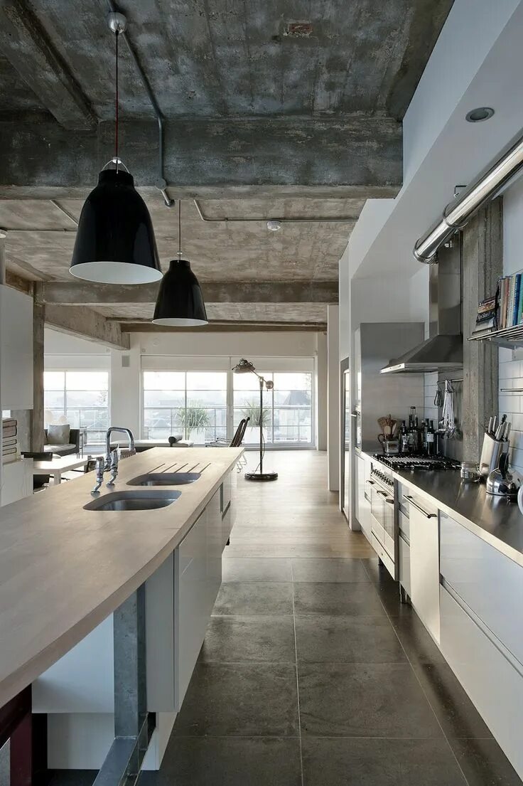 Потолок под бетон в стиле лофт HOME New Zealand Loft interior design, Loft interiors, Loft inspiration