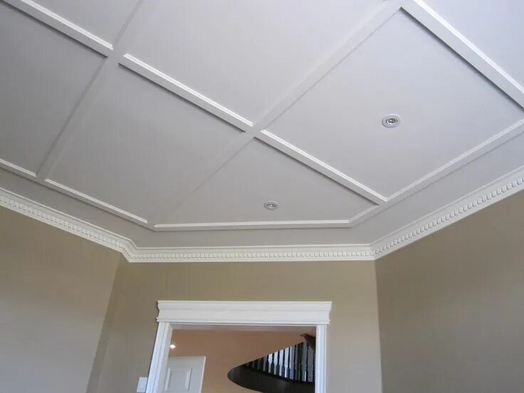 Потолок с молдингами фото Ceiling trim Ceiling Trim Unique Custom Mouldings & Trim Ceiling trim, Wallpaper