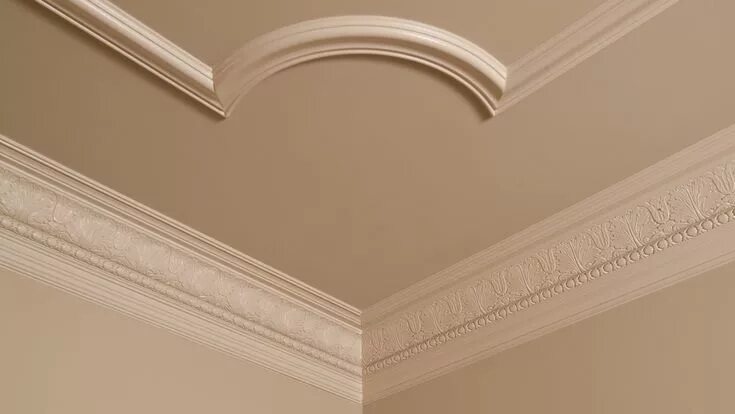 Потолок с молдингами фото Types of Decorative Mouldings Guide Ceiling trim, False ceiling, False ceiling d