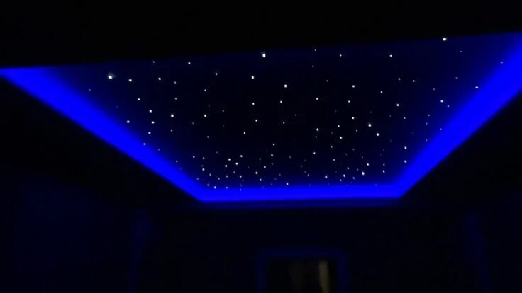 Потолок с подсветкой фото Star ceiling in cinema room Star lights on ceiling, Star ceiling, Cinema room