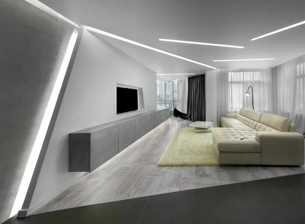 Потолок современный дизайн 2024 Pin by Gita Žemgulienė on small flat secret design Luxury apartment interior des