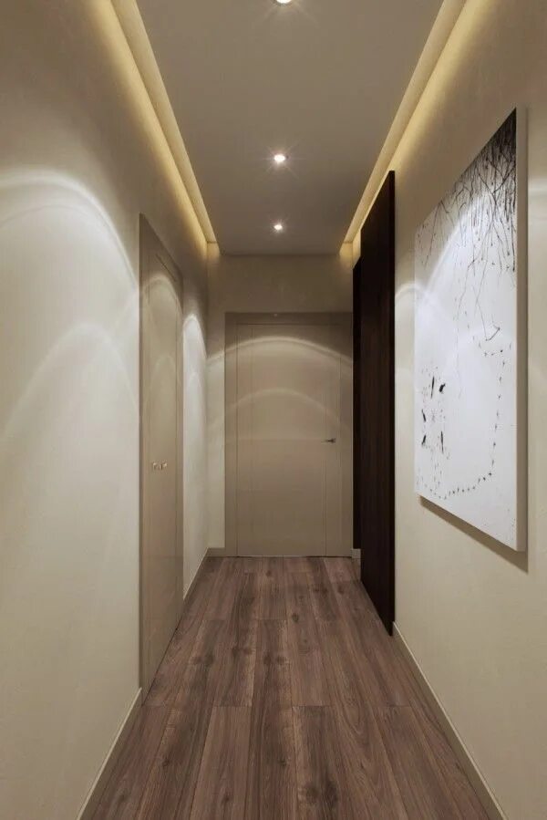 Потолок узкого коридора фото Open Plan Layouts for Modern Homes Corridor design, House design kitchen, Modern