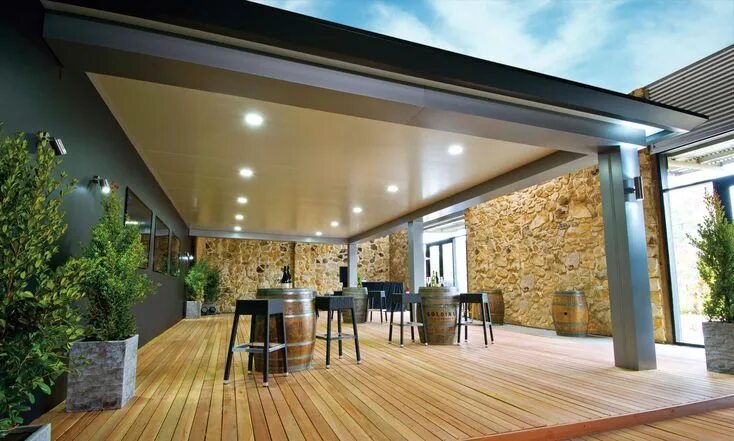 Потолок в беседке варианты Pavilion - Outdoor Living Patio by Stratco - Architectural D Outdoor patio in 20