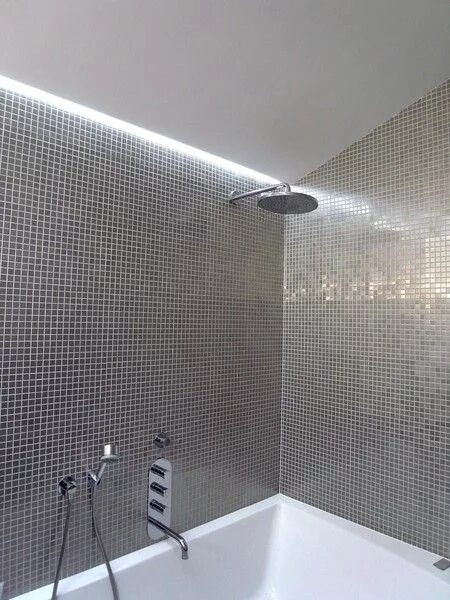 Потолок в душевой фото Our waterproof LED Light Strips are suitable for lighting your Bathroom and even