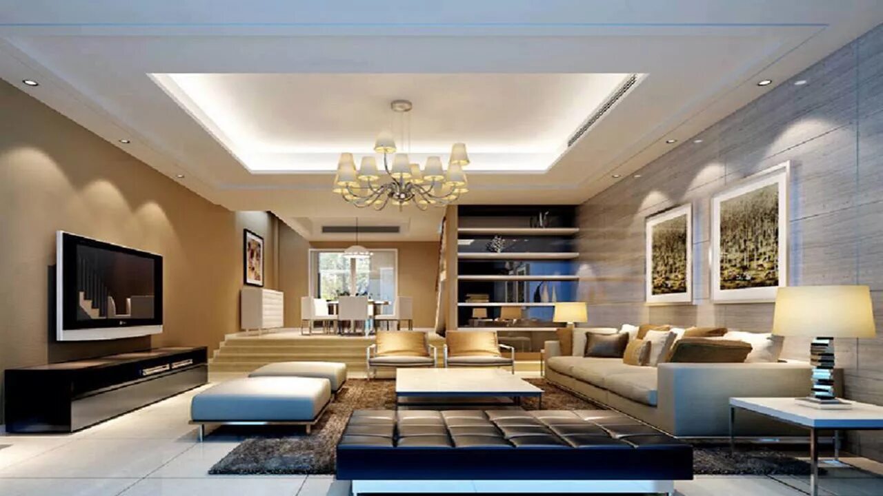 Потолок в гостиной фото Gorgeous Chinese Living Rooms With Alluring Ceiling Designs █ ▬ █ █ ▀ █ ▀ - YouT