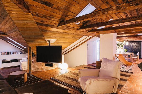 Потолок в мансарде деревянного дома фото 37 Ultra-fabulous attic room design inspirations Cozy interior design, Wood inte