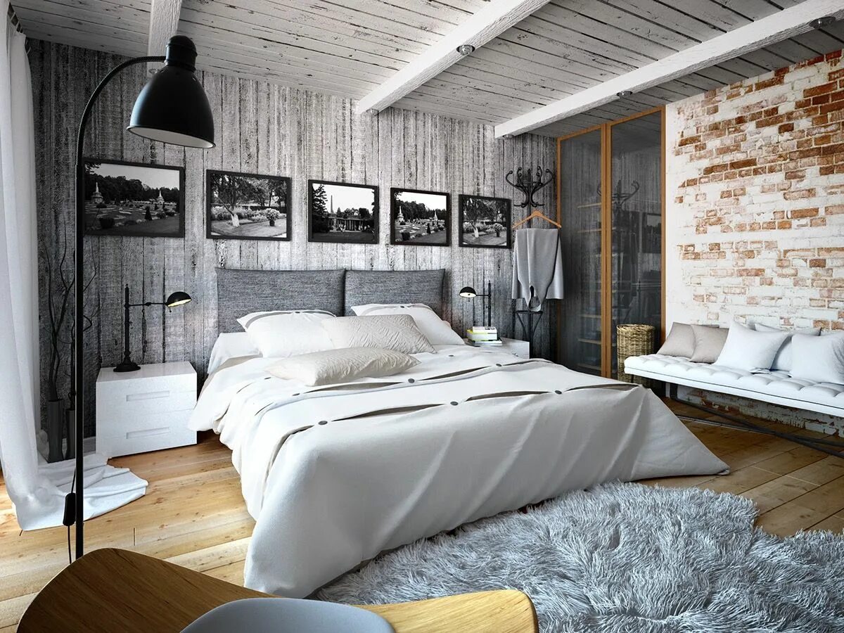 Потолок в стиле лофт в спальне 2 Loft Ideas For The Creative Artist Apartment bedroom design, Unique bedroom de