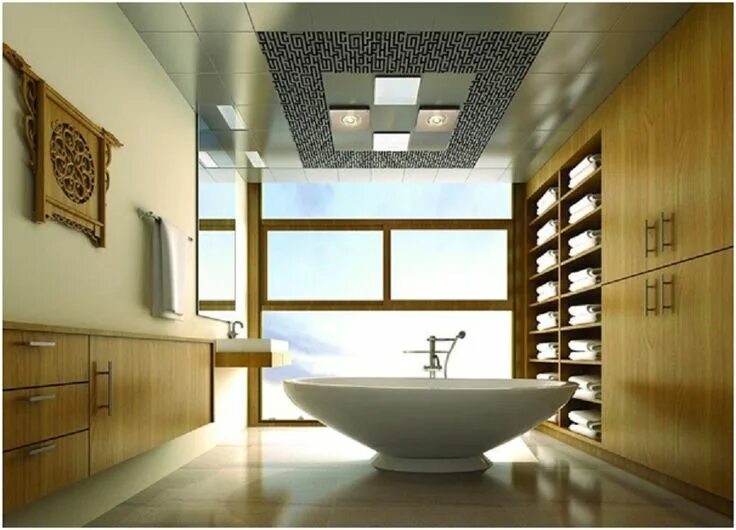 Потолок в ванной дизайн фото Pin by Gribincea Constantin on Web Artem Best bathroom designs, Bathroom ceiling