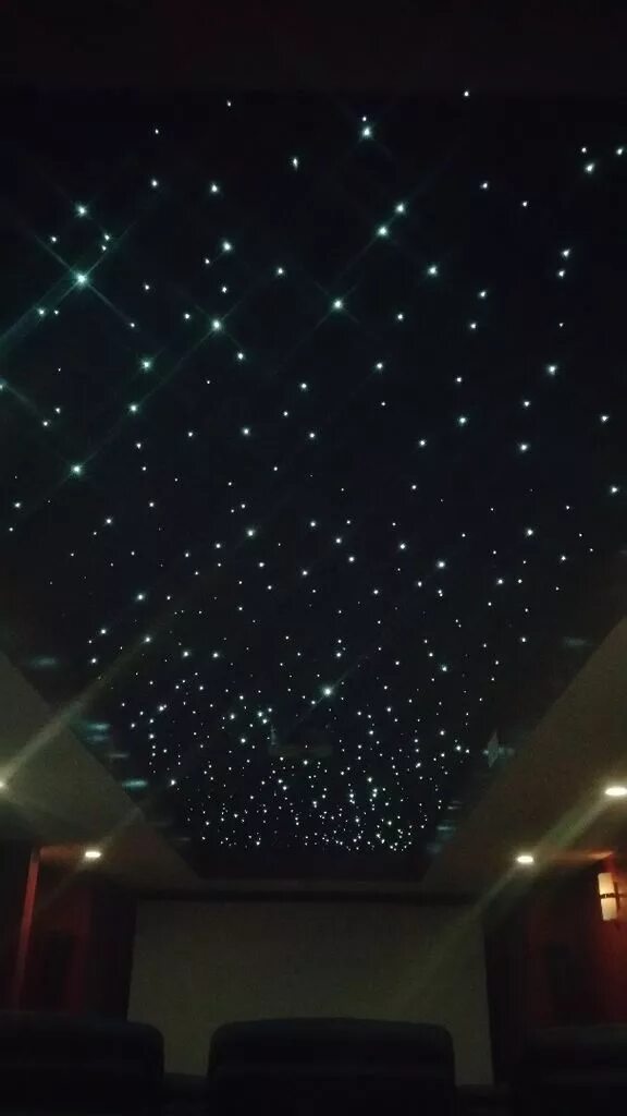 Потолок звезды фото Fiber Optic Panel Star Ceiling Star ceiling, Home theater rooms, At home movie t