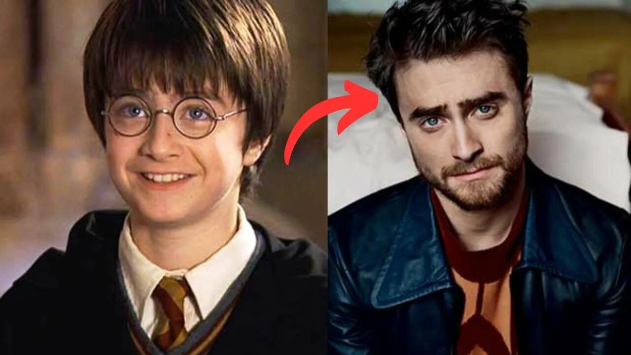 Поттер фото сейчас Harry Potter Before and After: The Boy Who Grew Up! - YouTube