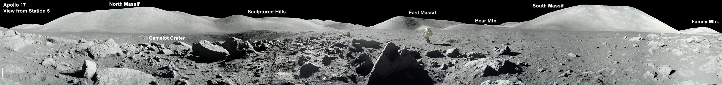 Поверхность луны фото высокого разрешения Apollo Surface Panoramas