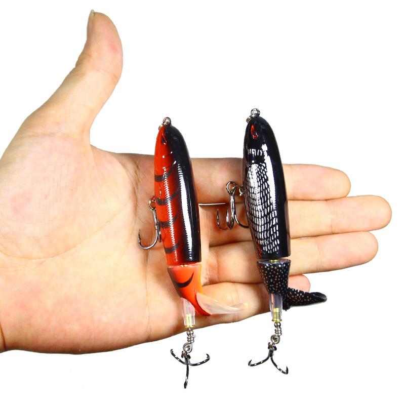 Поверхностные приманки на щуку какие бывают 1pcs Fishing Lure Whopper Popper Lure Topwater Floating Lure Hard Bait Lure 13.2