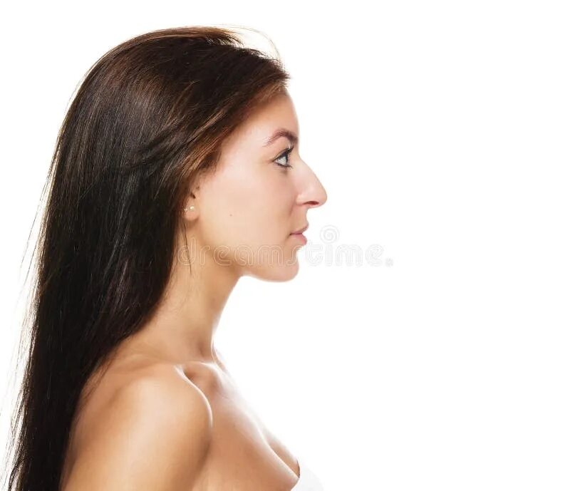 Повернутое лицо фото Side View of a Beautiful Woman Stock Photo - Image of cosmetics, pretty: 2693285