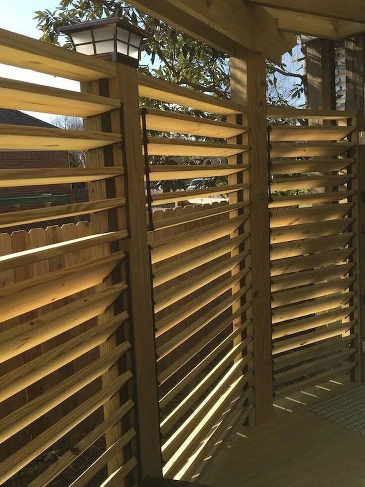 Поворотные деревянные жалюзи в беседку своими руками 67 easy cheap backyard privacy fence design ideas Dreams in 2019 Privacy fence d