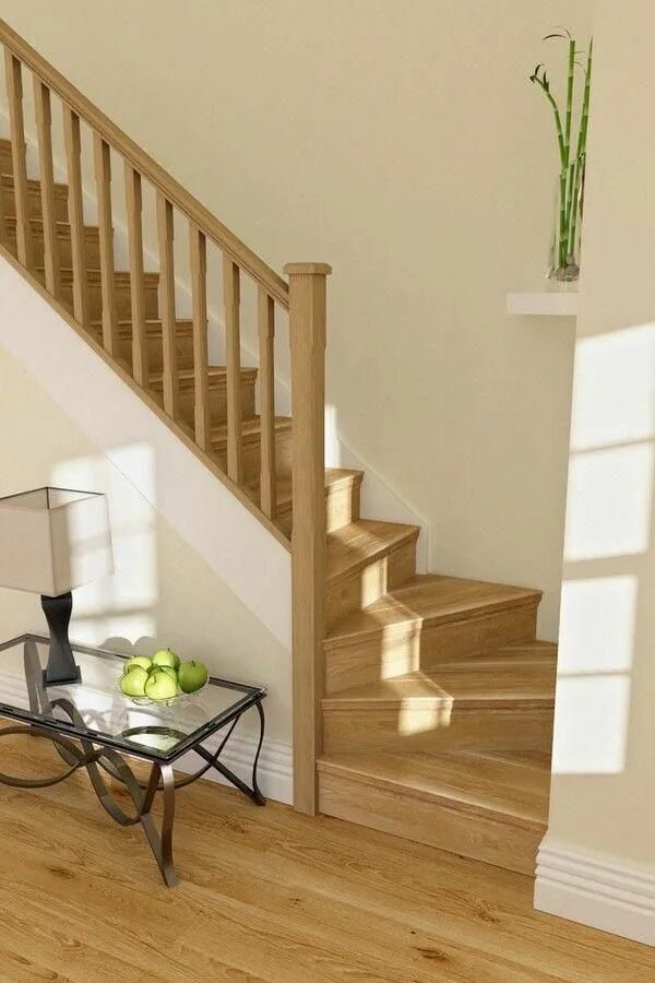 Поворотные лестницы фото house entry oak staircase light color shade interior staircase designs #banister