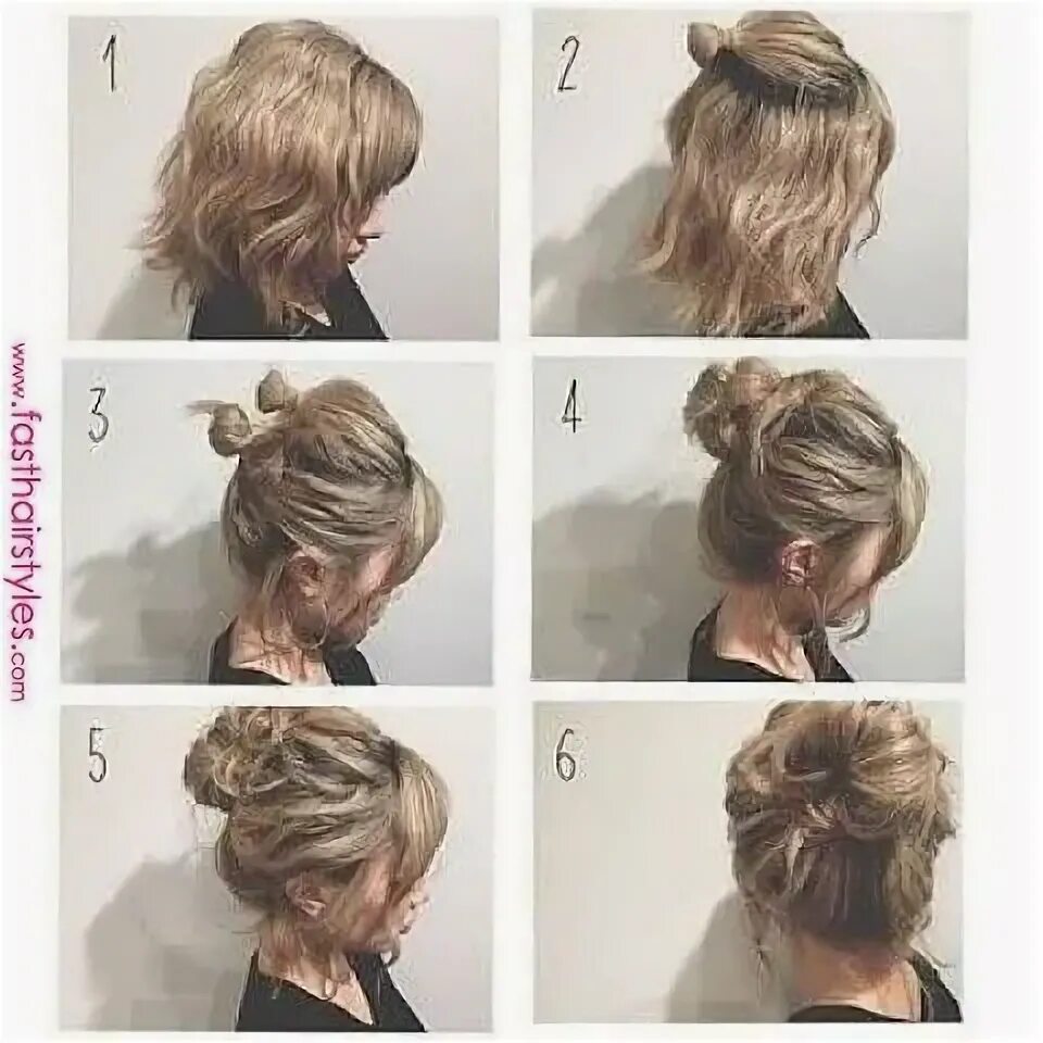 Повседневная прическа на каре Pin on Մազի Սանրվածքներ Short hair styles, Thick hair styles, Hair styles
