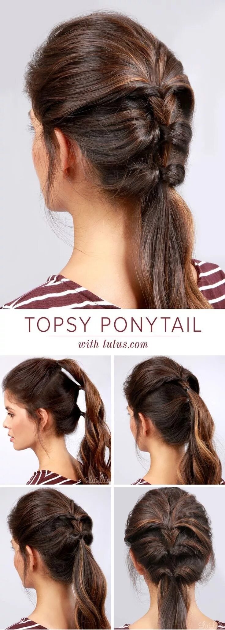 Повседневные прически для женщин фото 20 Ponytail Hairstyles for Women Acconciature, Idee per capelli, Tutorial per ca
