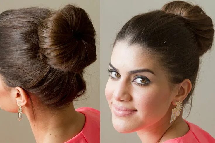 Повседневные прически для женщин фото Sock Bun by Camila Coelho Easy hairstyles for medium hair, Hair videos, Easy hai