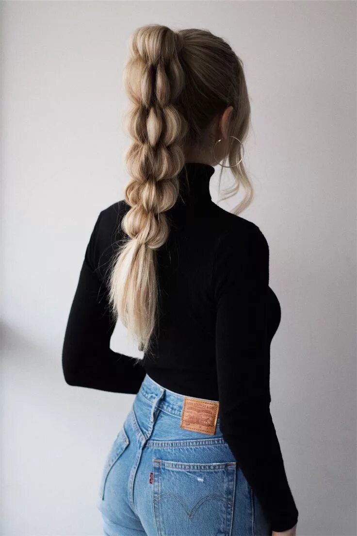 Повседневные прически на длинные волосы Unique Braided Ponytail Hair Tutorial - Alex Gaboury Unique braided hairstyles, 