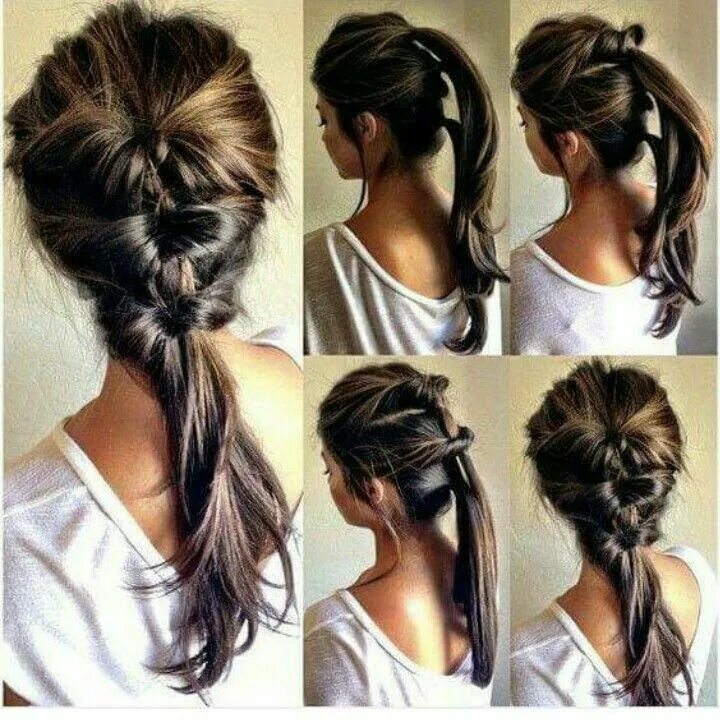 Повседневные прически на длинные волосы быстро Pin by Marcell Quintero on Peinados Hair styles, Long hair styles, Hair beauty