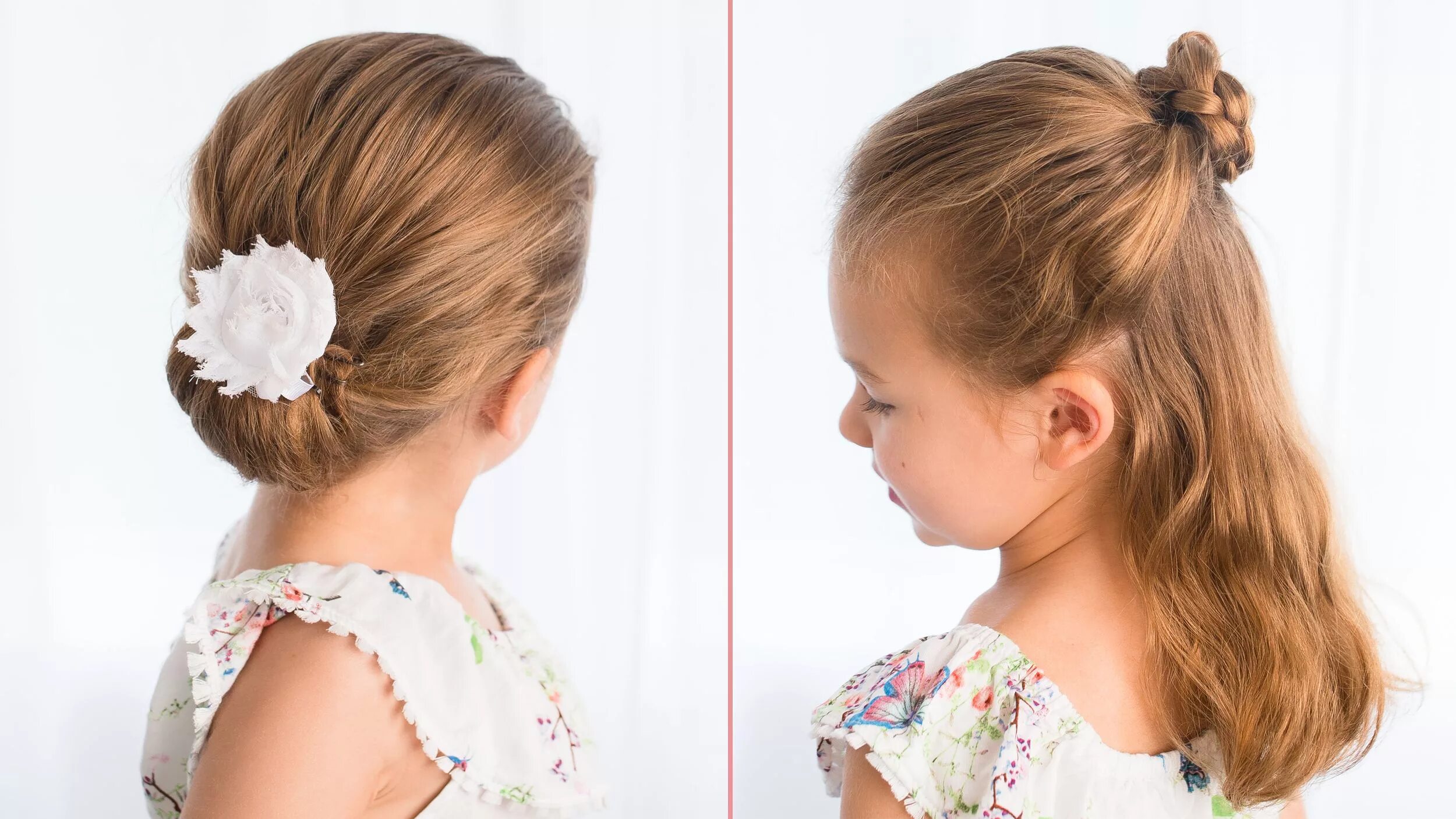 Повседневные прически на средние волосы девочке 5 easy back-to school hairstyles for girls Easy hairstyles for kids, Girl hairst