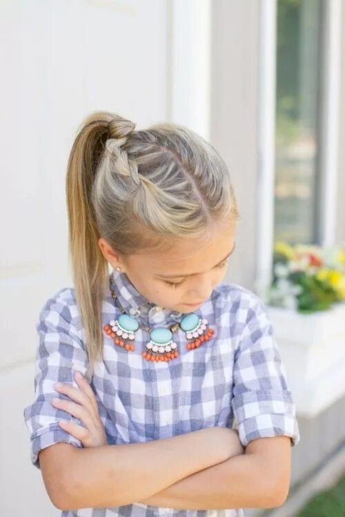 Повседневные прически на средние волосы девочке Peinados para Niñas super bonitos, fáciles (+80 fotos y tutoriales) - Todo imáge